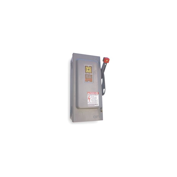 H363 Safety Switch Square D,100A,H,Safety Switch,600V,100 Amp 