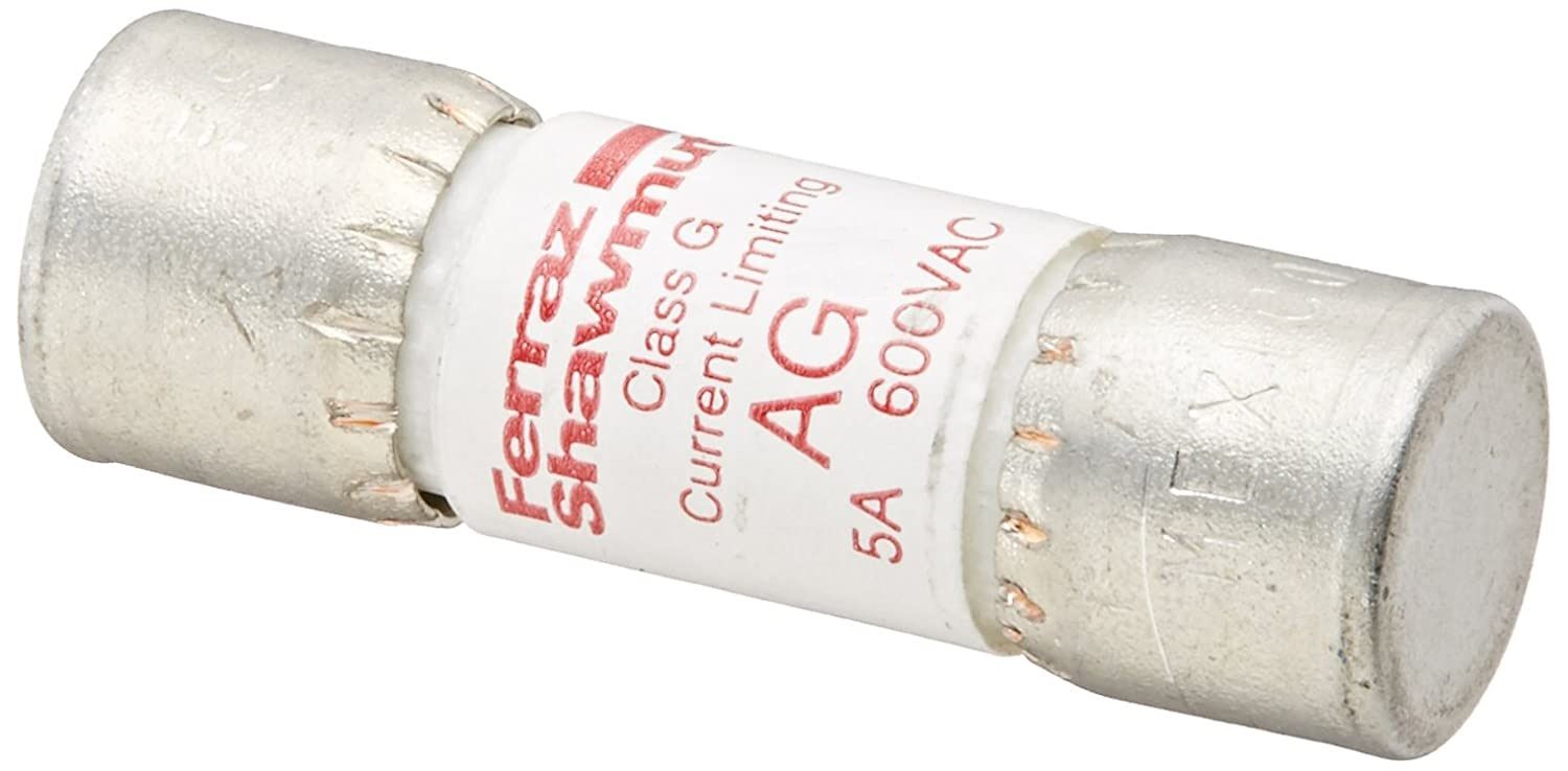 AG60 Fuse - Ferraz/Mersen,60A,AG,Class G,Time Delay,480V,60 Amp